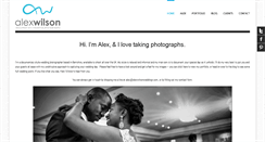 Desktop Screenshot of alexwilsonweddings.com